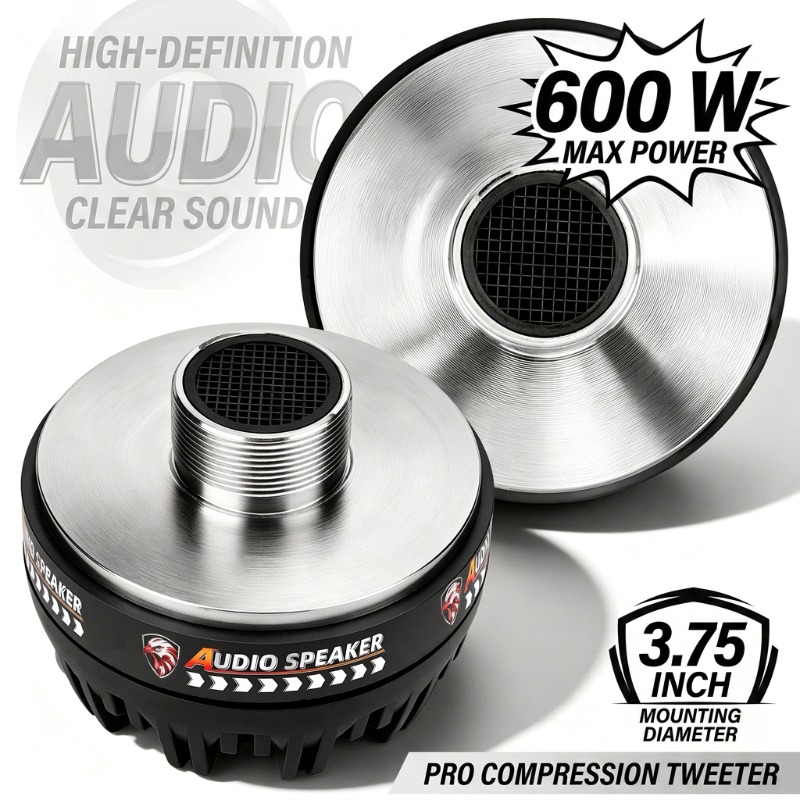 Audio Home Cinema - 2 szt. 3,75-calowe tytanowe głośniki wysokotonowe