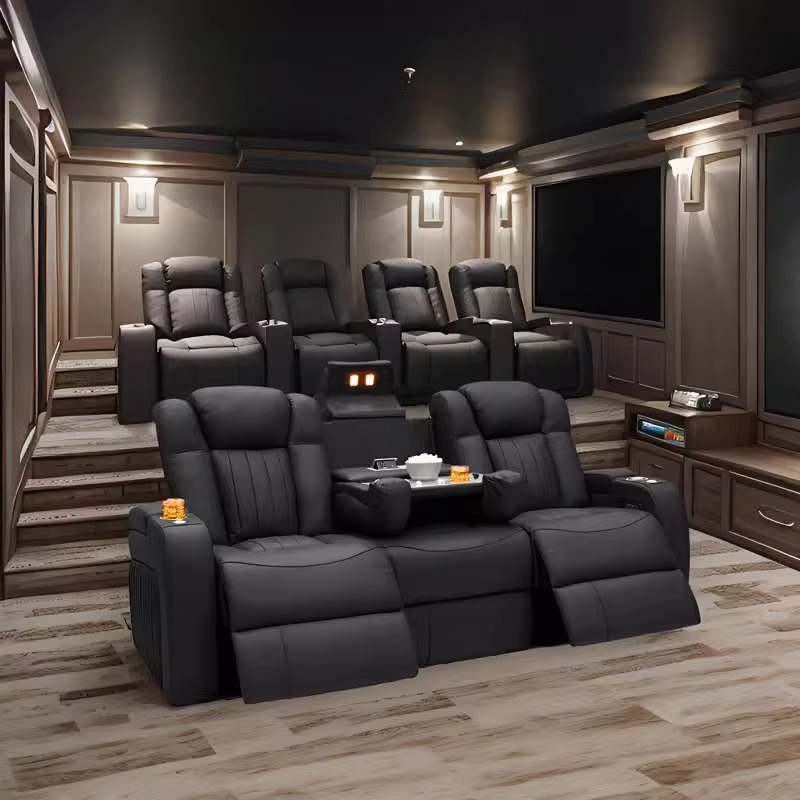 Skórzane zestawy sof rozkładan – Home Cinema Chairs recenzja i cena